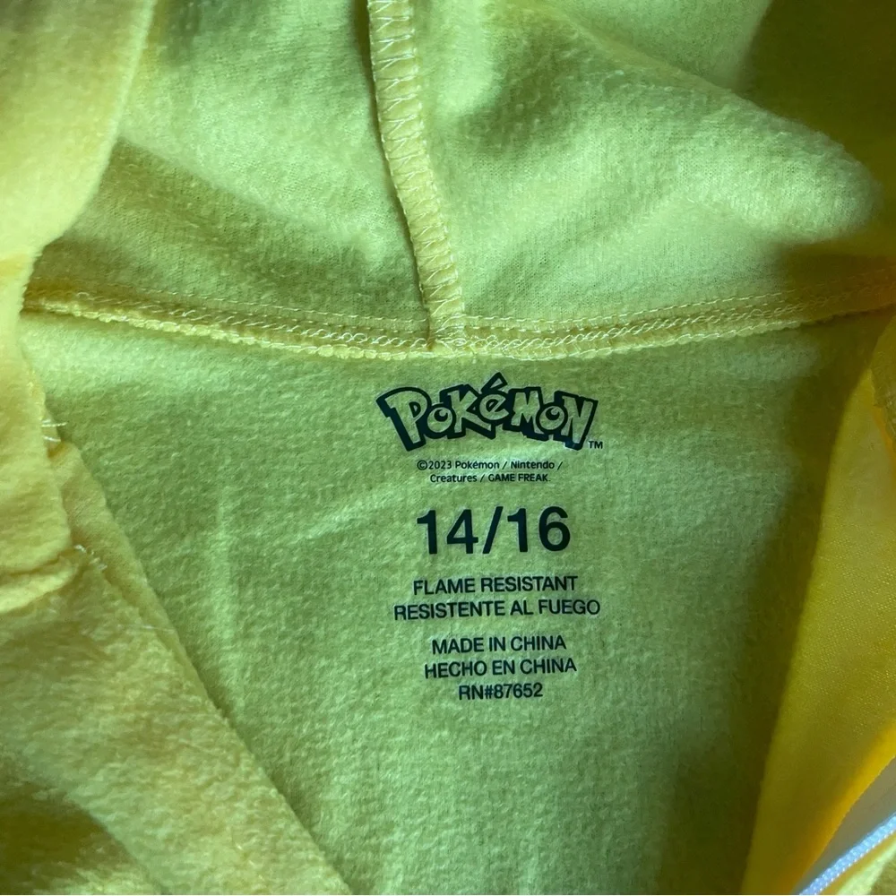 Pikachu Yellow Kids One Piece